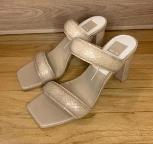 Dolce Vita Pascoe Nude Heeled Sandals - Size 8.5 thumbnail 1