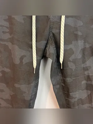 Vuori Ripstop Black/Grey Camo Climber Zipper Drawstring Pants Size Medium thumbnail 7