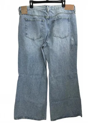 PacSun Lena Low Rise Super Baggy Jeans Indigo NWT Size 34 thumbnail 7