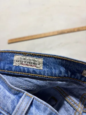 Levi's wedgie premium Light Blue Distressed Jeans 26 thumbnail 7