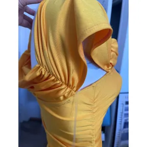 90s Y2k Womens Off the shoulder dress S bodycon homecoming formal gala event thumbnail 4