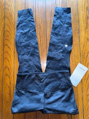 Lululemon Base Pace High Rise 28” Brushed, Heritage Camo Black Size 6 NWT thumbnail 1