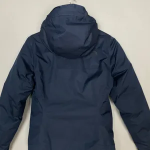 The North Face Parka Jacket Coat Women Navy Blue Hood Insulated NO‎ FUR TRIM Sml thumbnail 5
