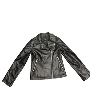 Art Class Black Cropped Moto Jacket Women’s Small Biker Streetwear Coat thumbnail 3