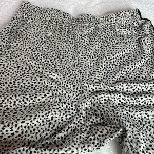 Nine West multi color Print Pajamas Jogger Pants Women White L Loungewear Soft thumbnail 10