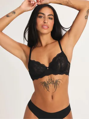 SAVAGE X‎ FENTY Floral Lace Unlined Bra thumbnail 1