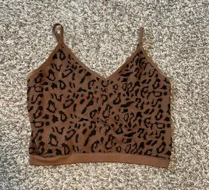 Brown Cheetah/Leopard tank top thumbnail 1