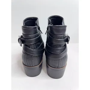 BareTraps Boots‎ Size 5.5 Black Ankle Booties Rider Style Block Heel NEW thumbnail 9
