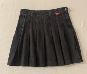 H&M Denim Pleated Skirt thumbnail 1