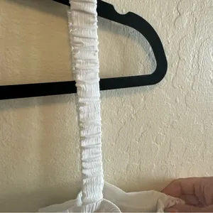 Women's white crop top thumbnail 6