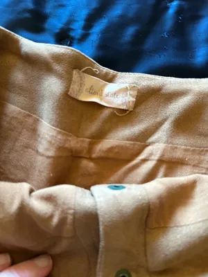 Tan Suede Skirt Brown thumbnail 4