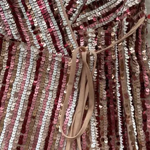 Bcbgmaxazria Sequin Tie-Front Dress thumbnail 2