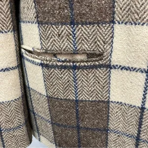 Vintage Bianca Plaid Single Button Wool Blazer‎ Jacket Womens 12 Preppy Classic thumbnail 5