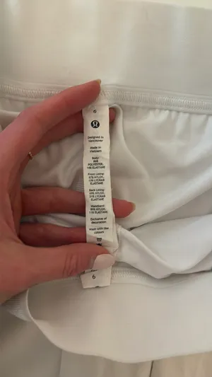 White Lululemon Skirt  thumbnail 3
