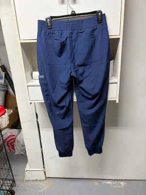 Med Couture Scrub Blue Navy Jogger Pants thumbnail 2