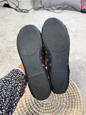 Rothy’s Women’s The Flat Shoes Comfort Knit in Black/metallic Daisy Sparkle 10.5 thumbnail 11