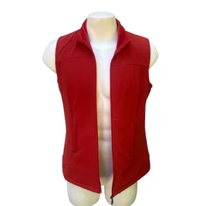 Pendleton Softshell‎ Vest Med Tall Orange Fleece Lined Full Zip Jacket Gorpcore thumbnail 5