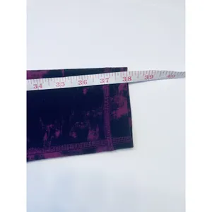 Lululemon Wunder Under Leggings Women 4 Plum Purple Black Tie Dye Mid‎ Rise Luon thumbnail 6