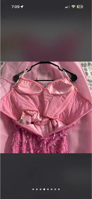 Sherri Hill Prom Pink Dress thumbnail 3