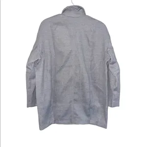 NWT Free People Hannah Slouchy Double Breasted Blazer Gray thumbnail 11