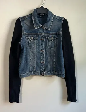 Karen kane jean jacket M‎ thumbnail 1