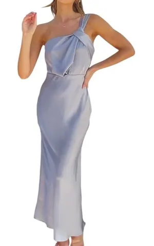 NWT Billy J Greta One Shoulder Maxi Dress 10 thumbnail 1