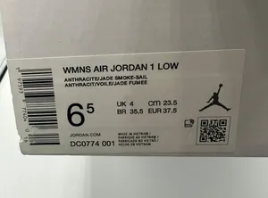 Jordan Air 1 low Wmns “Jade Smoke” size 6.5 women’s thumbnail 7