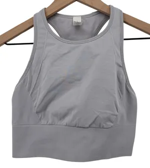 Lululemon Ebb to Train Sports Bra Medium Support C/D‎ Cup Stargaze Gray Women 6 thumbnail 1