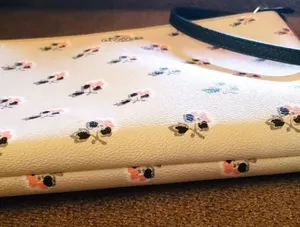 Coach Canvas Crossbody Bag With Floral Print thumbnail 4
