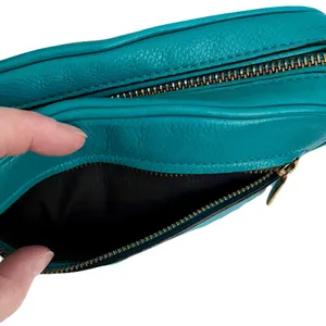 Marc by Marc Jacobs Turquoise Leather ‘Sally’ Crossbody Bag thumbnail 7