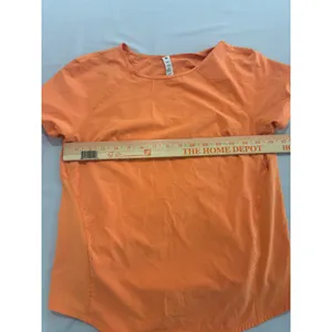 Lululemon Swiftly Tech Short Sleeve Shirt Orange Ripstop Womens 4 thumbnail 6