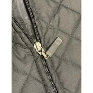 Quilted Women's Jacket Medium Black Zip Front Cutter & Buck Miller Lite Logo thumbnail 4