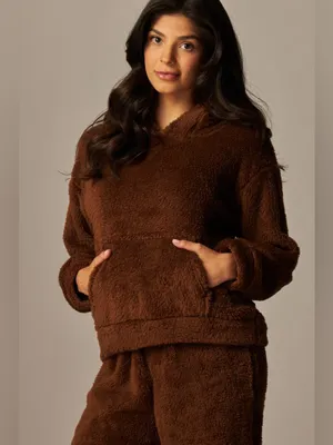Cozy Plush Hooded Lounge Set thumbnail 4