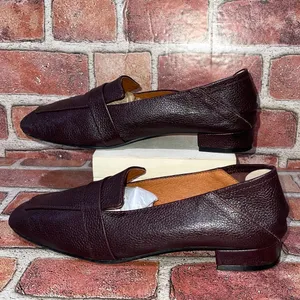 Pre-Owned Fierro Leather Brown Loafers Woman Shoes Business Casual Size 9 40 thumbnail 5