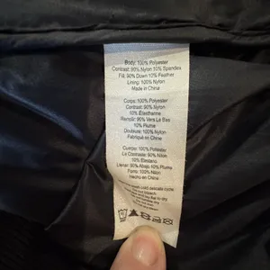 ALO Yoga Jacket S Black Off Duty Bomber Down Filled Puffer Athleisure Classic thumbnail 11