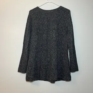 J.‎ Jill Women's Cozy Wool Cotton Blend Cable Knit Sweater Oversize Gray Small thumbnail 3