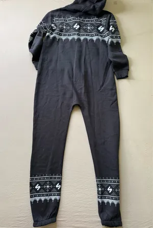 Skylinewears Nordic Print Sweatshirt Pajama Jumpsuit thumbnail 7