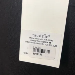 NWT Mud Pie Vivi Sleeveless Fringe Dress M thumbnail 8