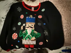 Holiday Time Ugly Christmas Sweater thumbnail 1