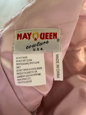 May queen pink glittery A-line mini dress, prom dress thumbnail 6
