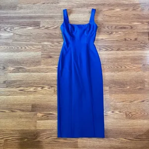 Elliatt Addilyn Bodycon Midi Dress Cobalt Blue Square Neck Chic size XS thumbnail 10