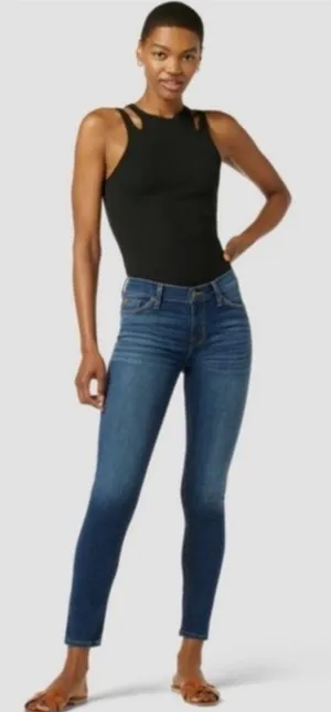 Hudson Hi Rise Blue Denim Skinny Stretch Ankle Jeans 25 thumbnail 1