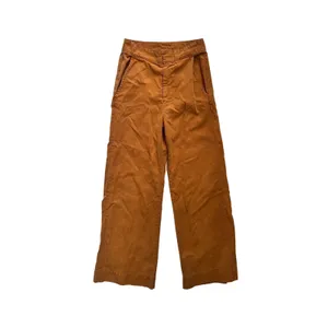 LACAUSA James Trousers Rust Orange Wide Leg Pants LA20192 Size 2 thumbnail 2