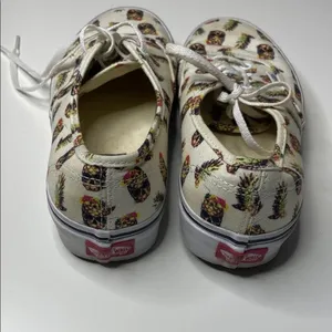 Vans Kids‎ Pineapple Print Cream Sneakers thumbnail 5