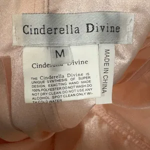 Cinderella Divine Blush Rhinestone Corset Homecoming Dress M thumbnail 7