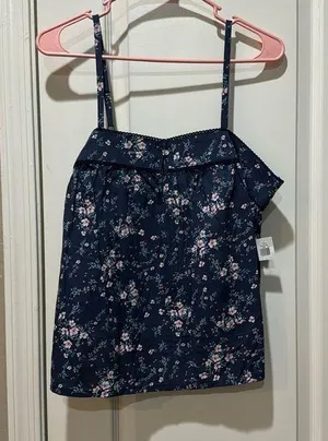 Women’s Old Navy floral camisole large NWT thumbnail 1