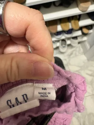 Gap midi lavender cotton sundress thumbnail 3