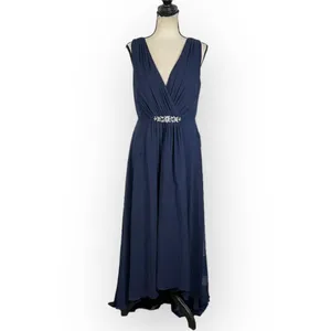 Eliza J Crystal Detail High-Low Gown thumbnail 3