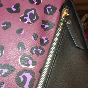 Cotton On leopard print laptop bag purple 15 inch thumbnail 6