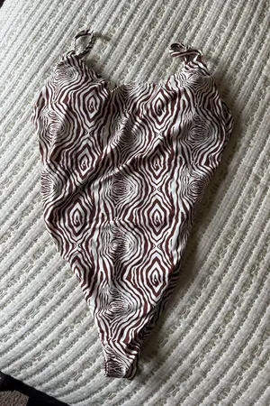 Dippin' Daisy's zebra one-piece thumbnail 1